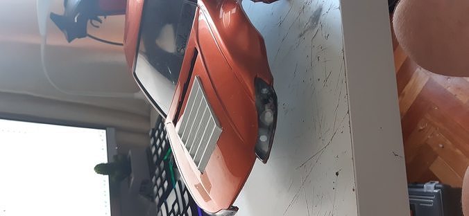 1 10 Rc Drift Hood Vent Accessory 3D print model