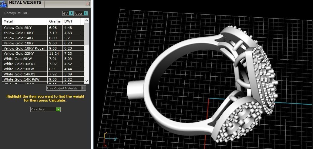 Ring 968 3D print model_2