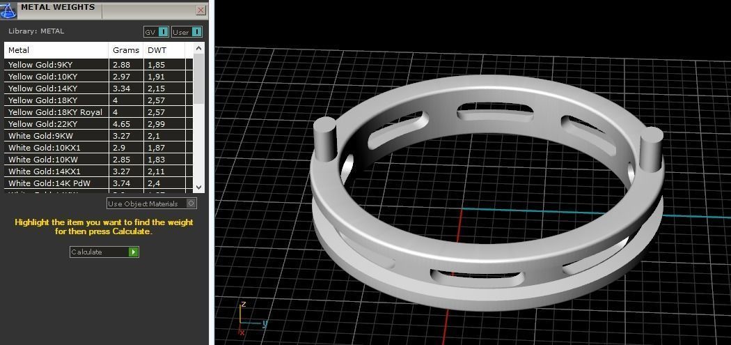 Ring 964 3D print model_2