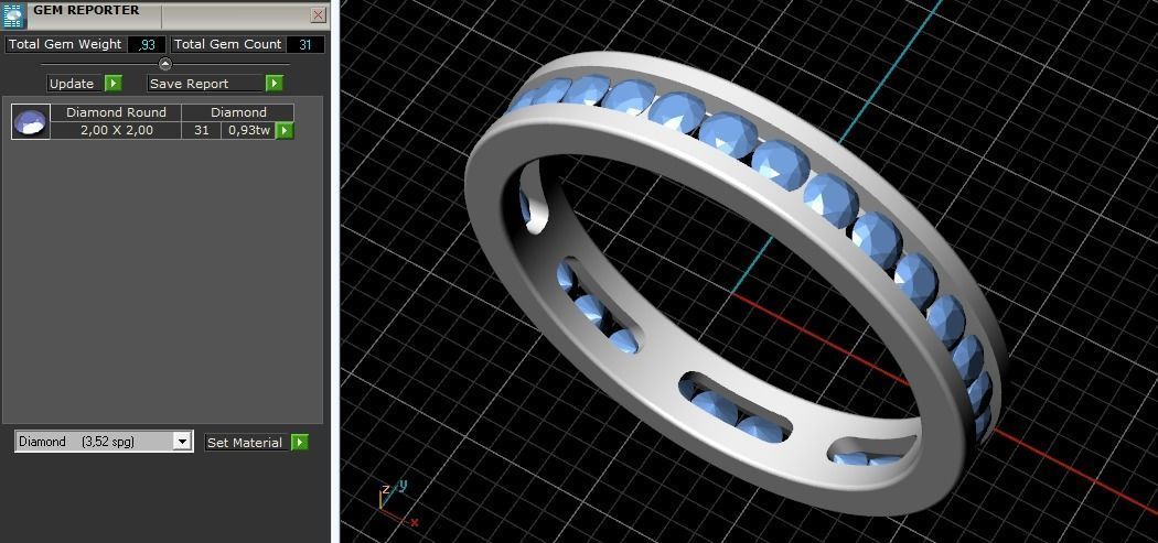 Ring 964 3D print model_3