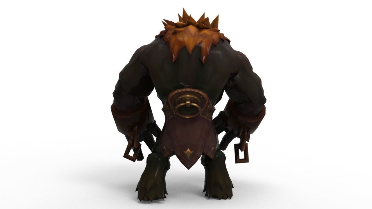 Alistar Black - League of Legends 3D print model_3