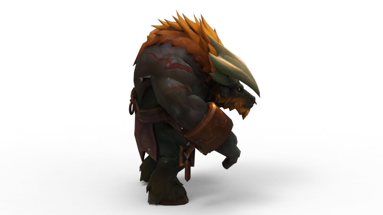 Alistar Black - League of Legends 3D print model_4