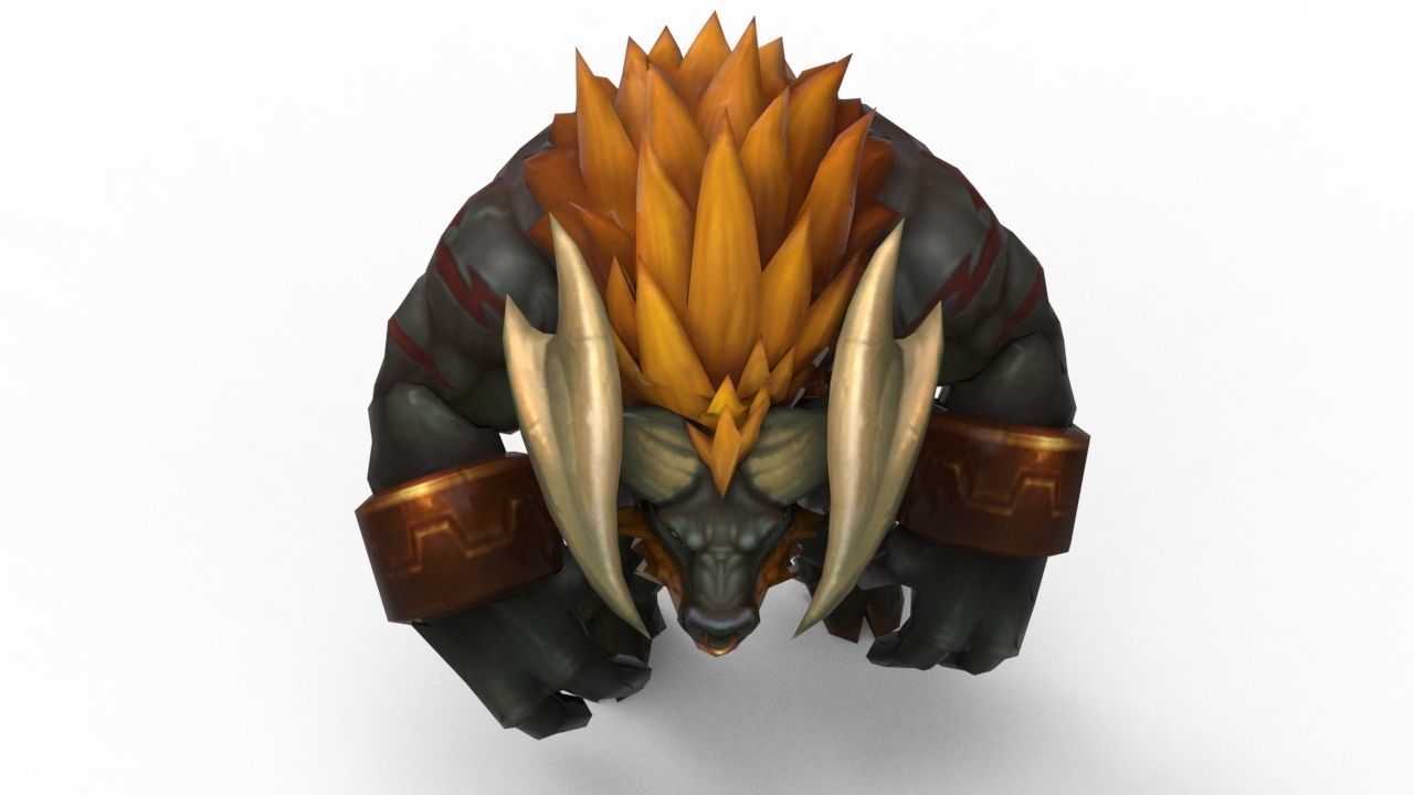 Alistar Black - League of Legends 3D print model_5