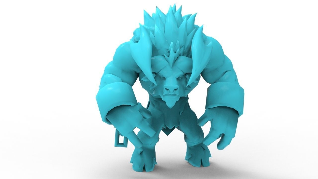 Alistar Black - League of Legends 3D print model_6