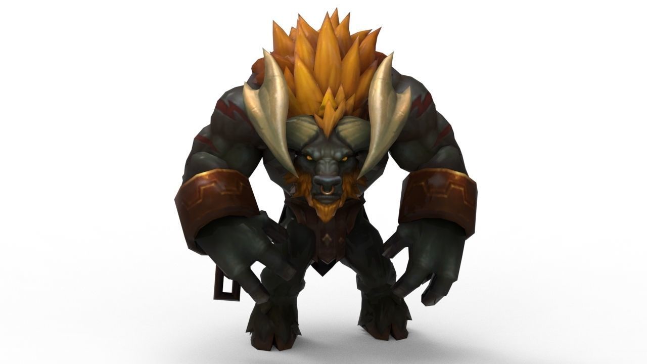 Alistar Black - League of Legends 3D print model_1