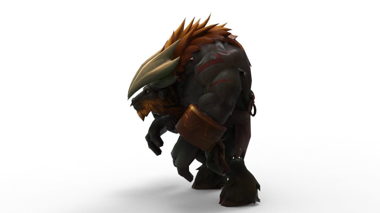 Alistar Black - League of Legends 3D print model_2
