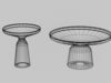 Bell Table Set 3D model | CGTrader