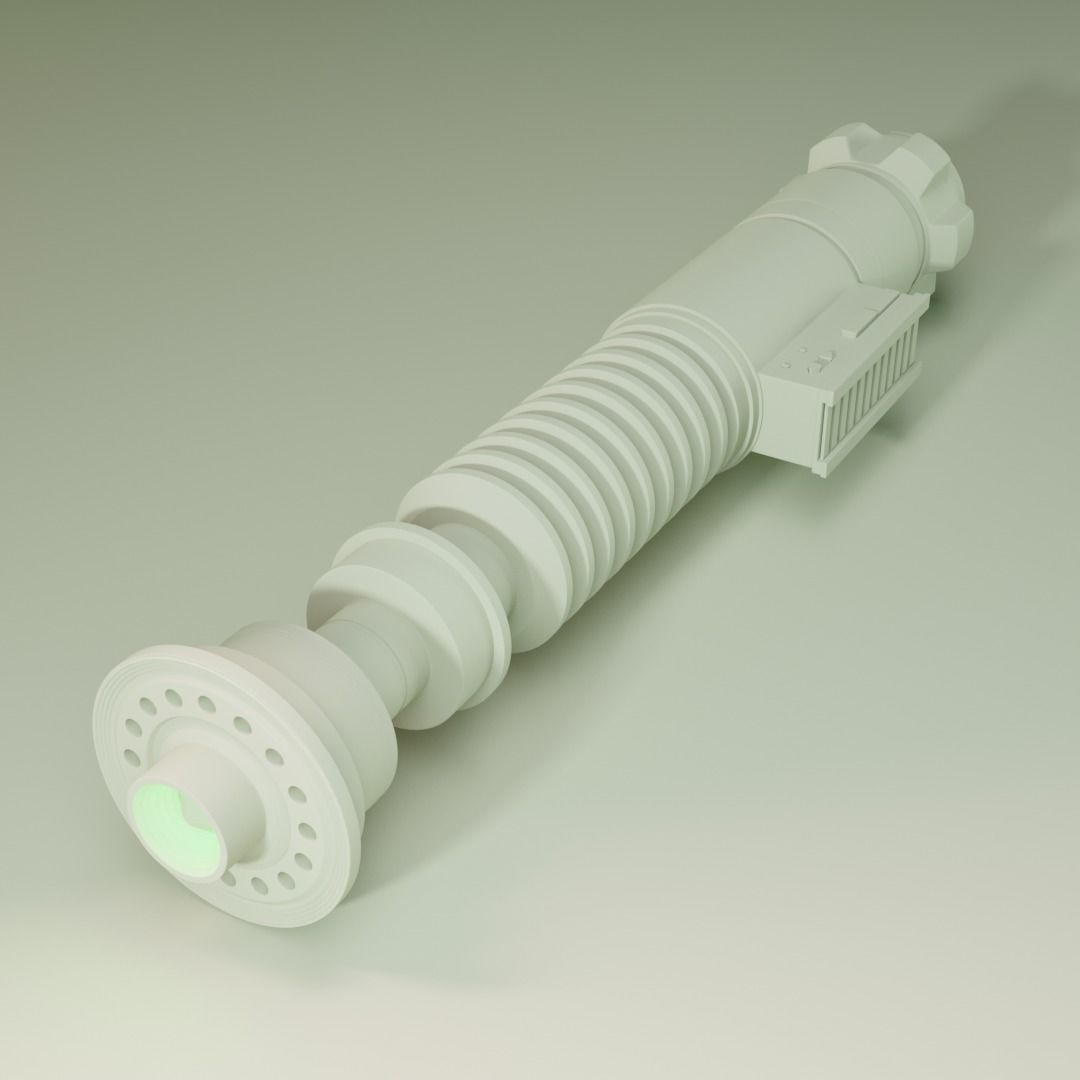 Luke Lightsaber 3D model_7