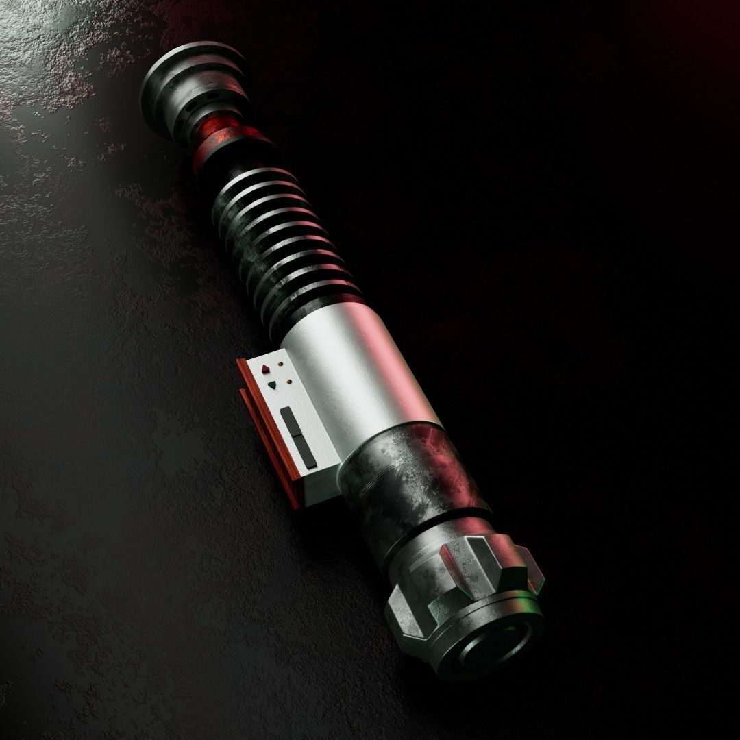 Luke Lightsaber 3D model_2