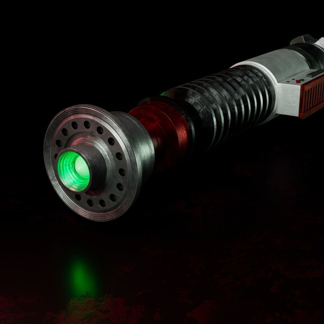 Luke Lightsaber 3D model_1