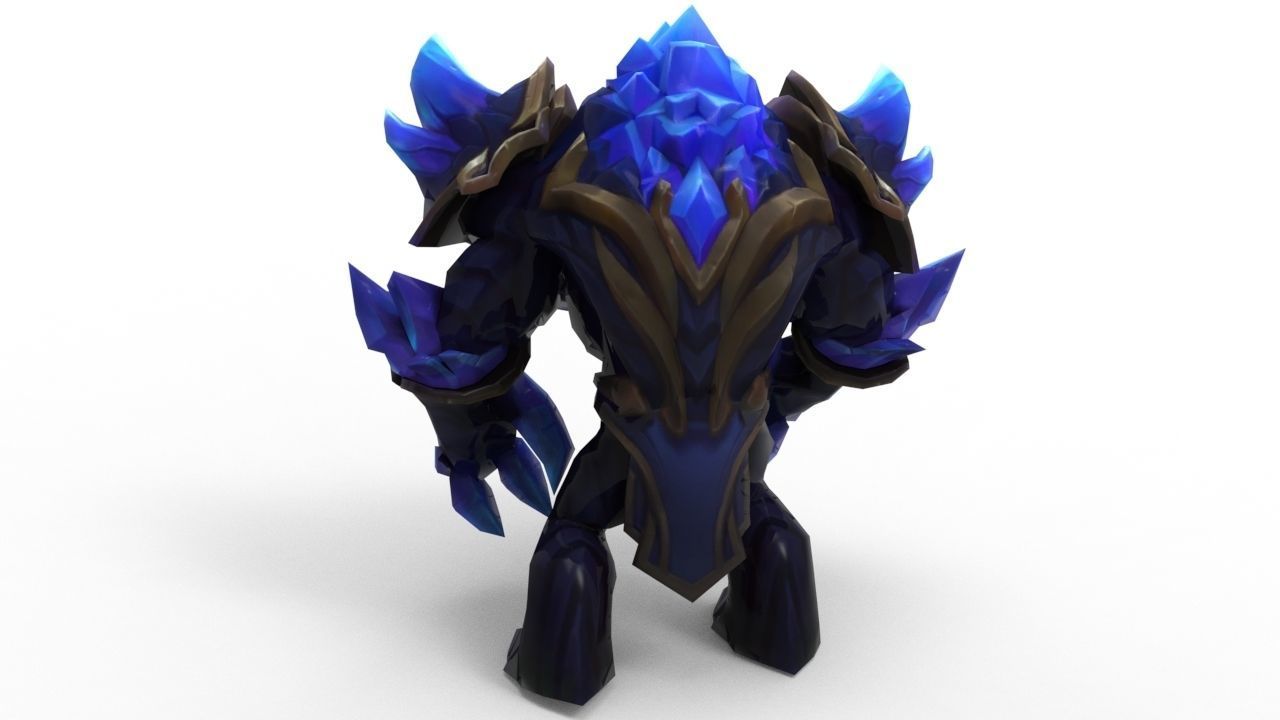 Alistar Black Frost - League of Legends 3D print model_3