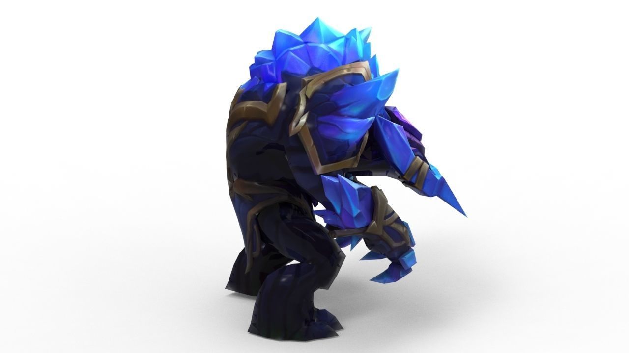 Alistar Black Frost - League of Legends 3D print model_4