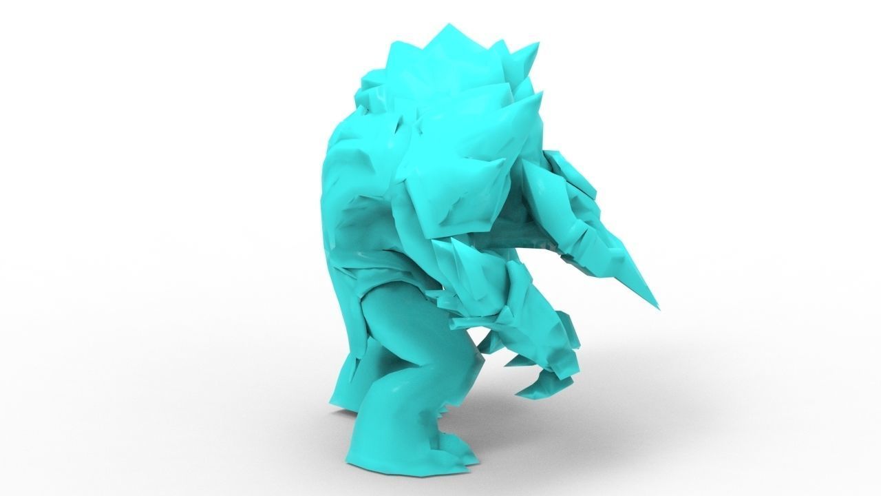 Alistar Black Frost - League of Legends 3D print model_9