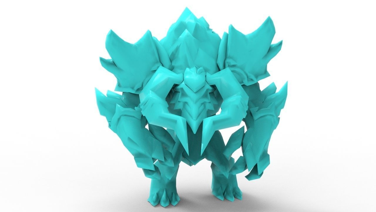 Alistar Black Frost - League of Legends 3D print model_6