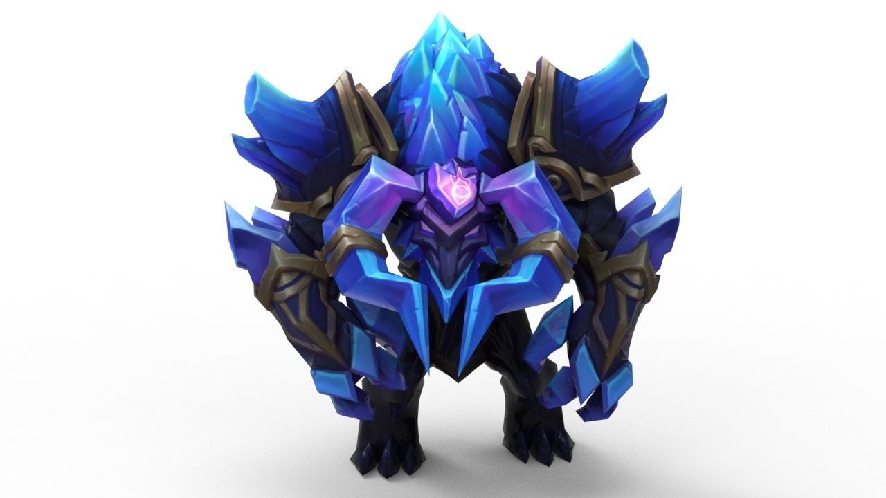 Alistar Black Frost - League of Legends 3D print model_1