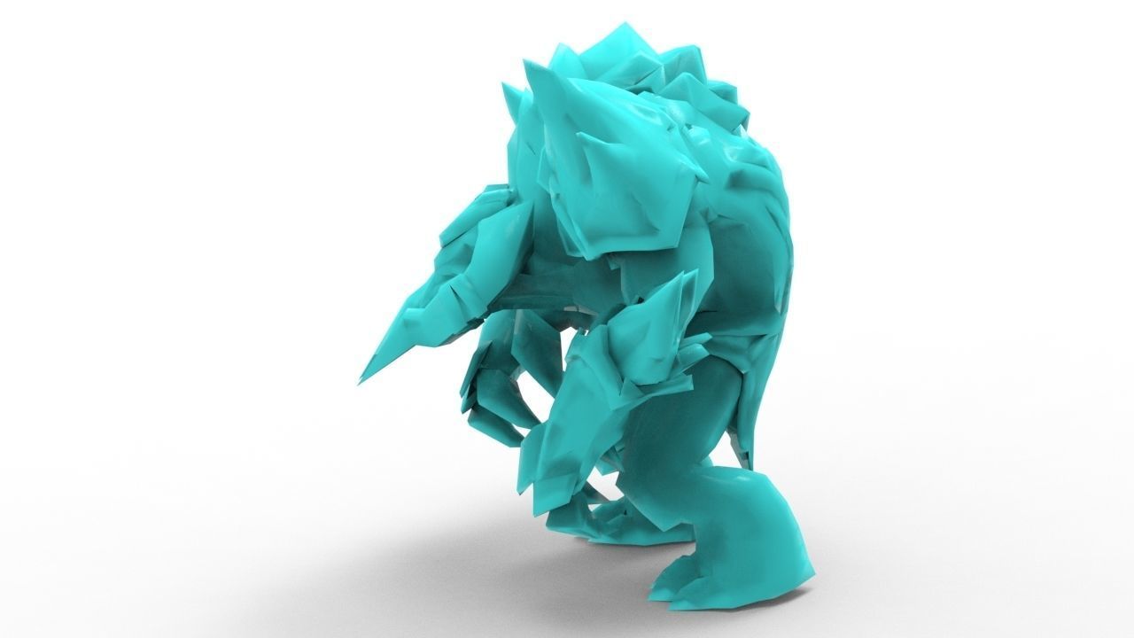 Alistar Black Frost - League of Legends 3D print model_7