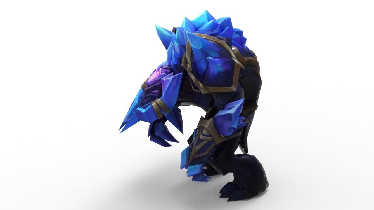 Alistar Black Frost - League of Legends 3D print model_2