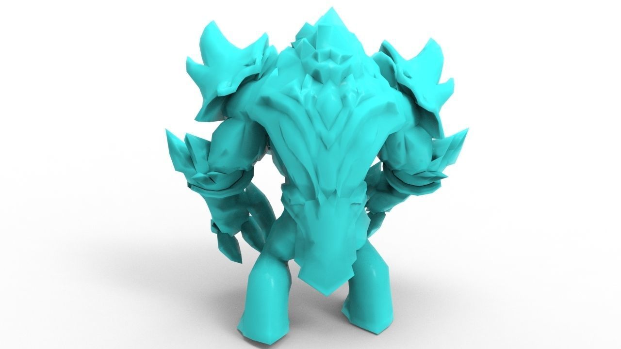 Alistar Black Frost - League of Legends 3D print model_8
