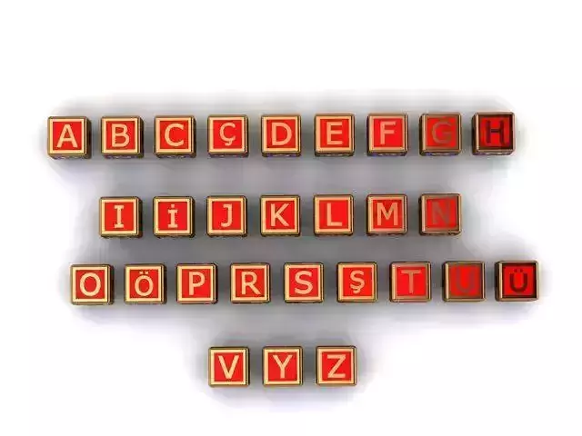 Pendant alphabet from a to z 3D print model