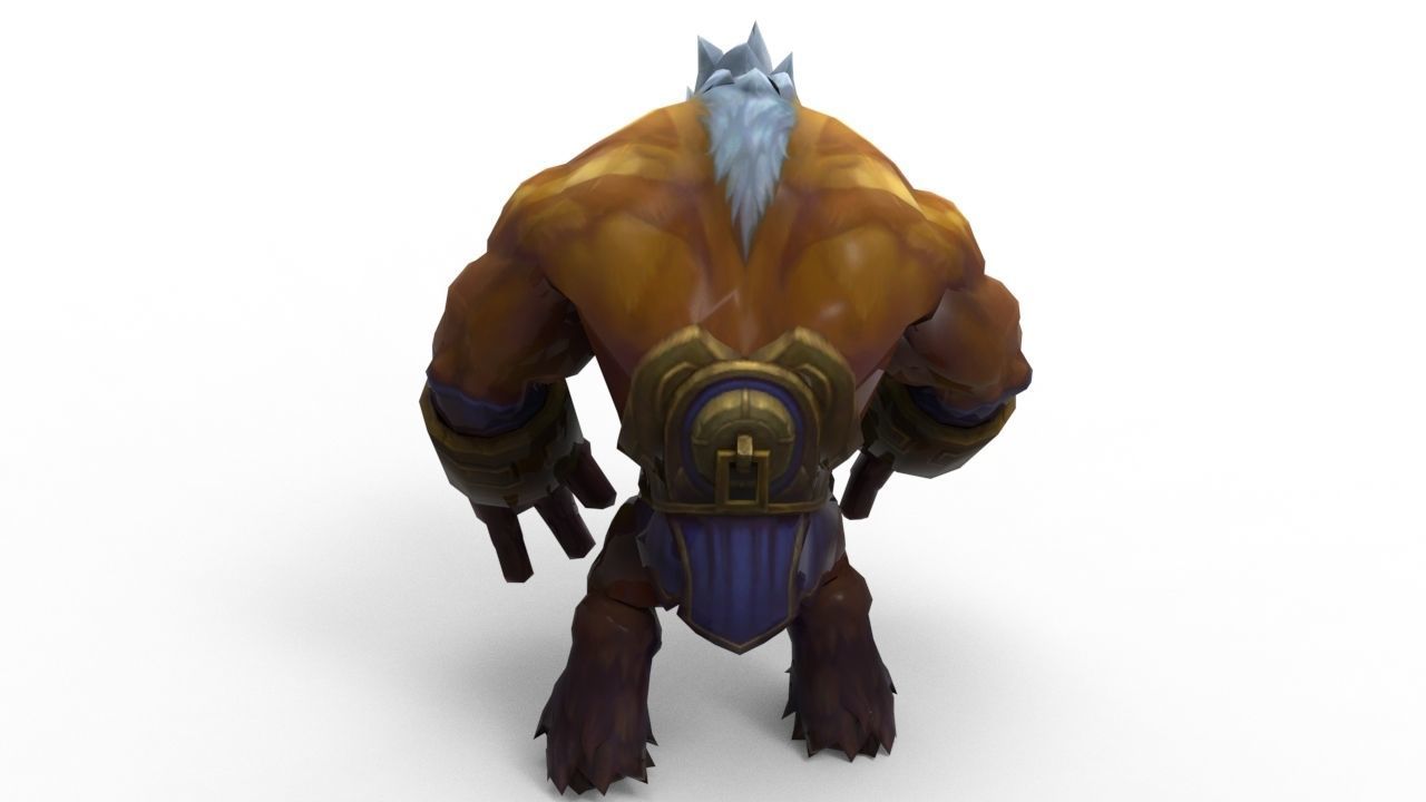 Alistar Golden - League of Legends 3D print model_3