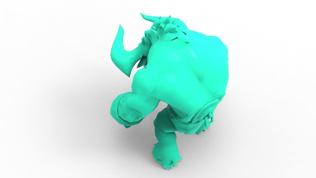 Alistar Golden - League of Legends 3D print model_13