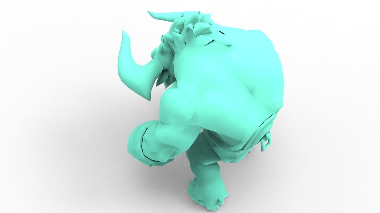 Alistar Golden - League of Legends 3D print model_6