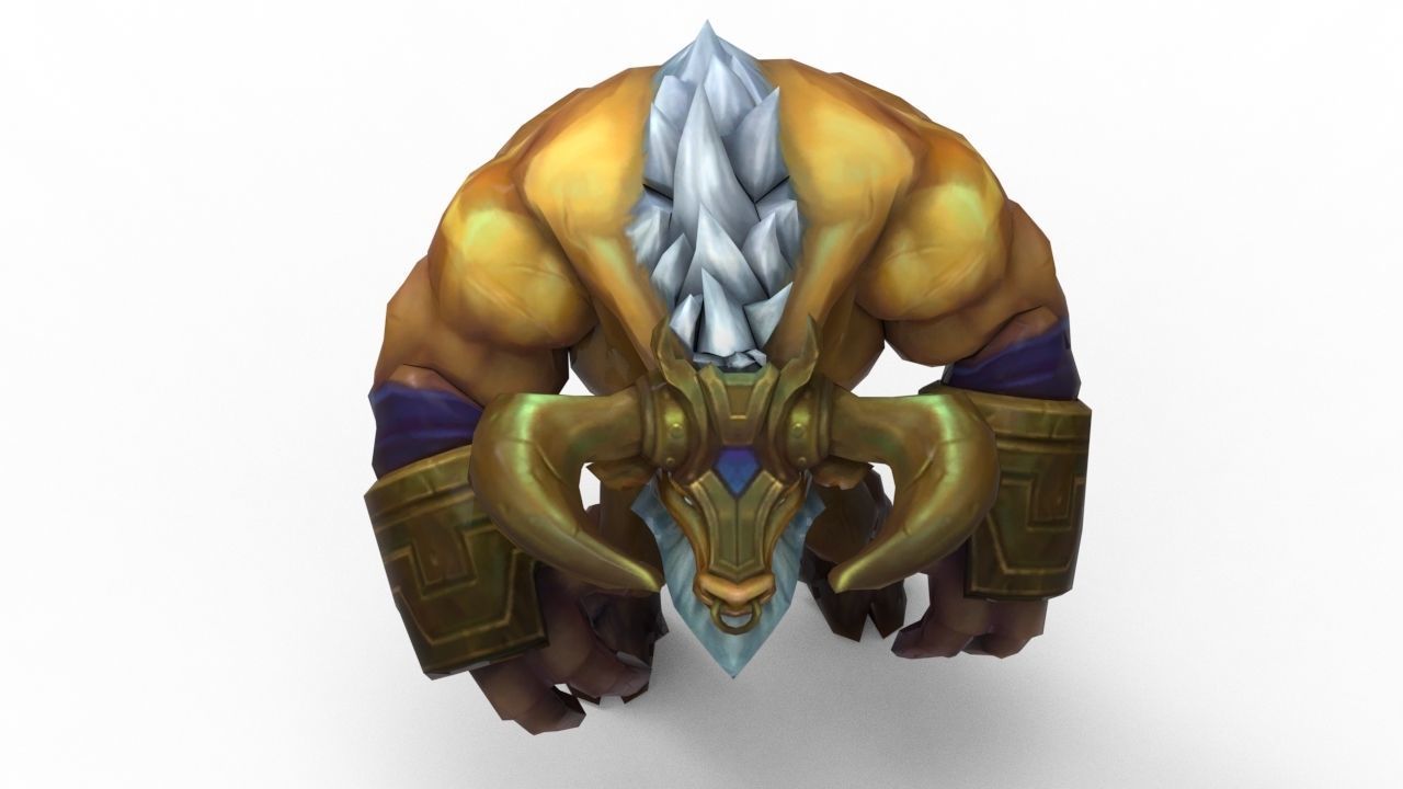 Alistar Golden - League of Legends 3D print model_5