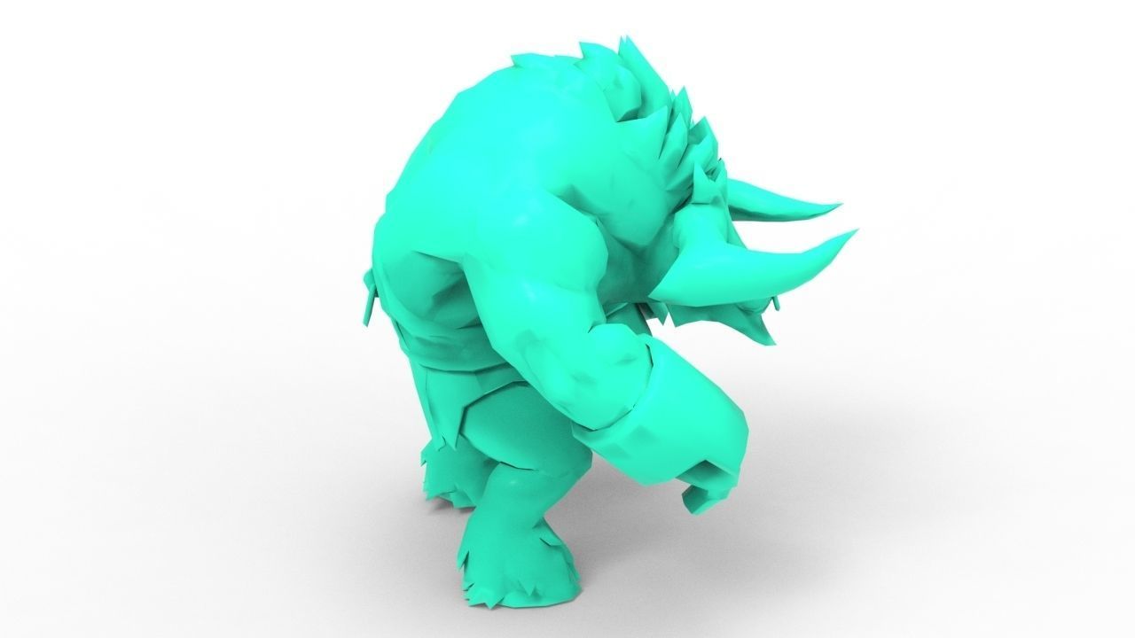 Alistar Golden - League of Legends 3D print model_10