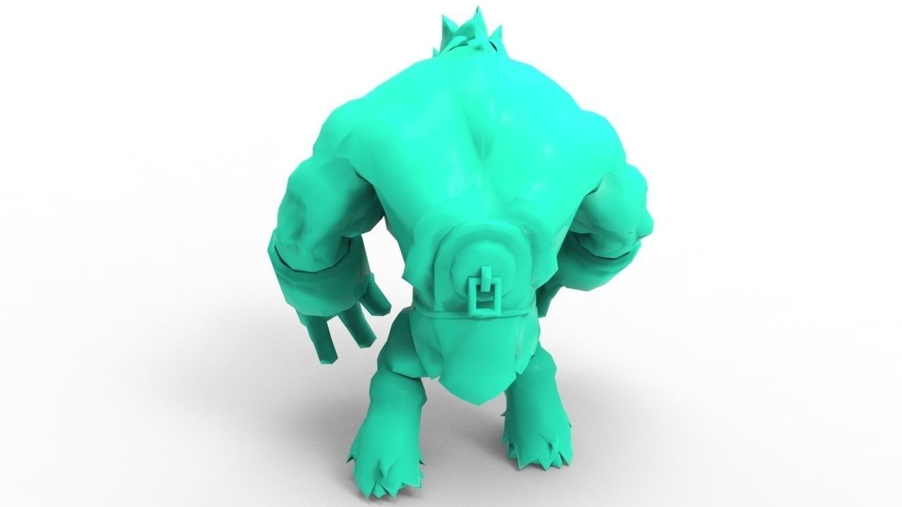 Alistar Golden - League of Legends 3D print model_9