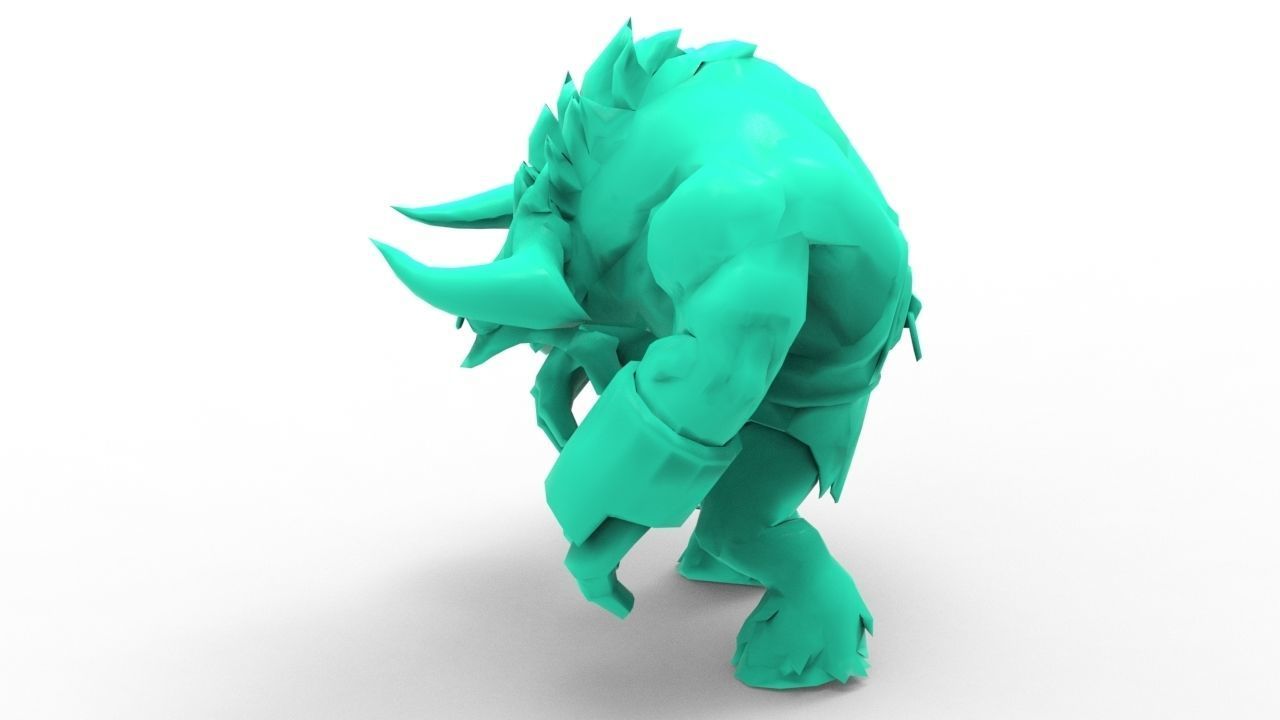 Alistar Golden - League of Legends 3D print model_8