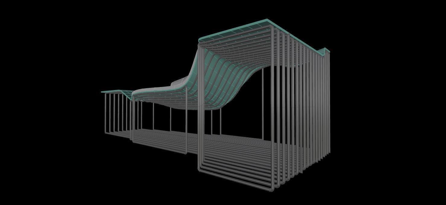 Couch chair 3D model_4