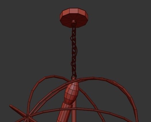 Metal Circles 3D model_4