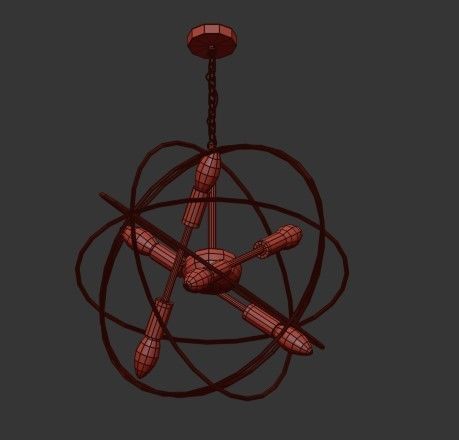 Metal Circles 3D model_3