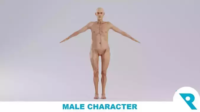 Realistic Male Character - Renaldo 3D model