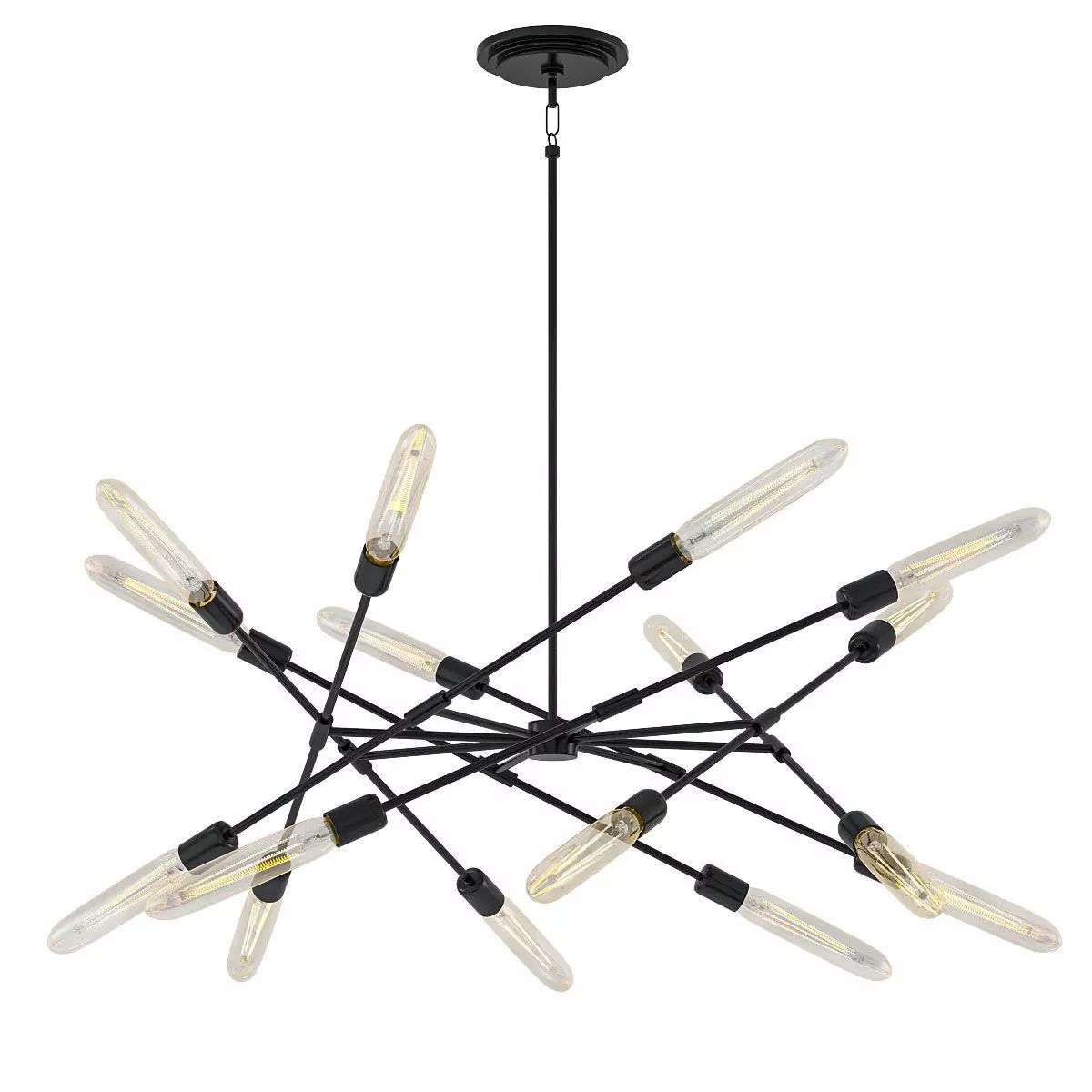 Pierce LED Pendant Oiled Bronze 3D model_0