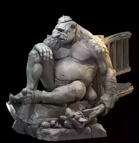 Thondir The Bridge keeper 3D print model