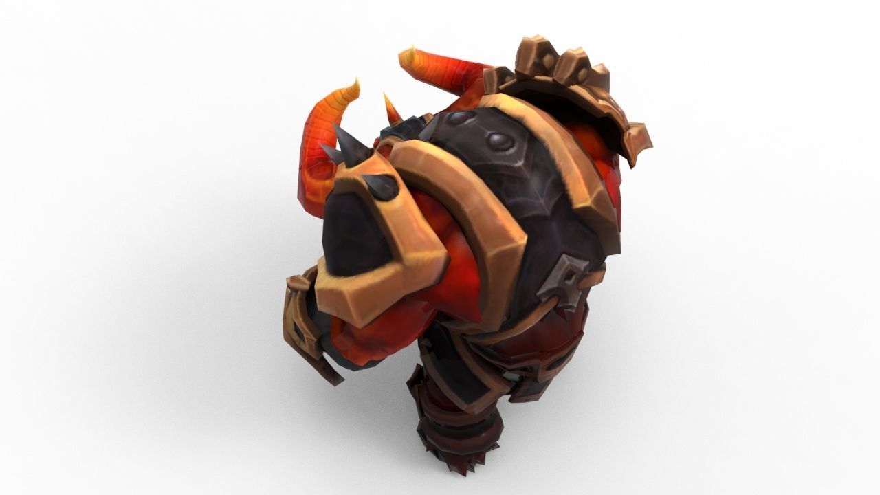 Alistar Infernal - League of Legends 3D print model_6