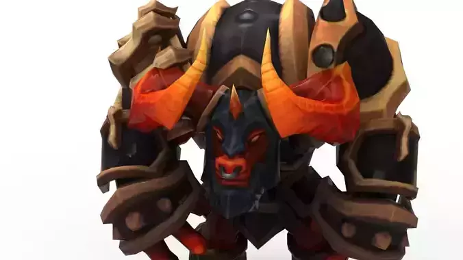 Alistar Infernal - League of Legends 3D print model