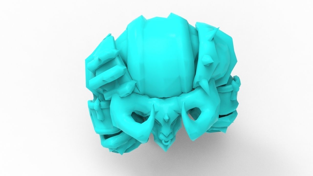 Alistar Infernal - League of Legends 3D print model_12