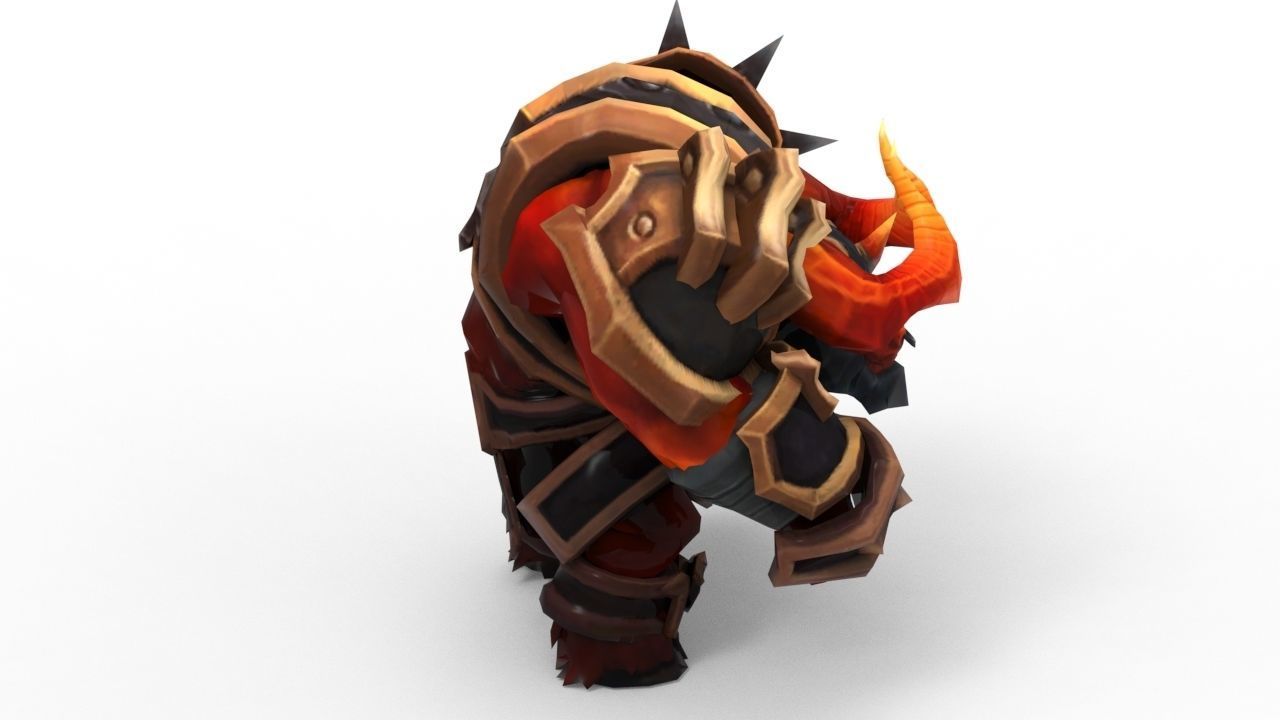 Alistar Infernal - League of Legends 3D print model_4