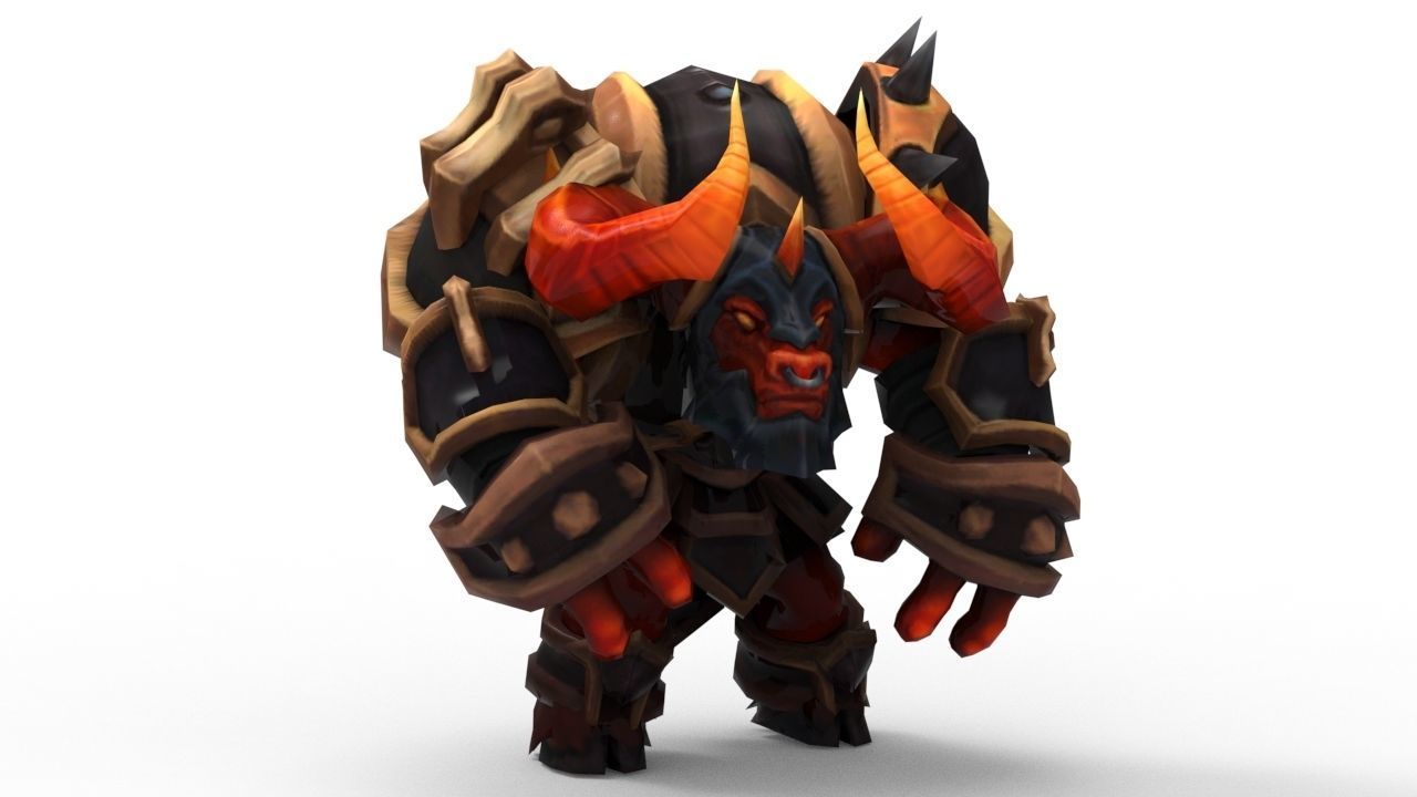 Alistar Infernal - League of Legends 3D print model_7