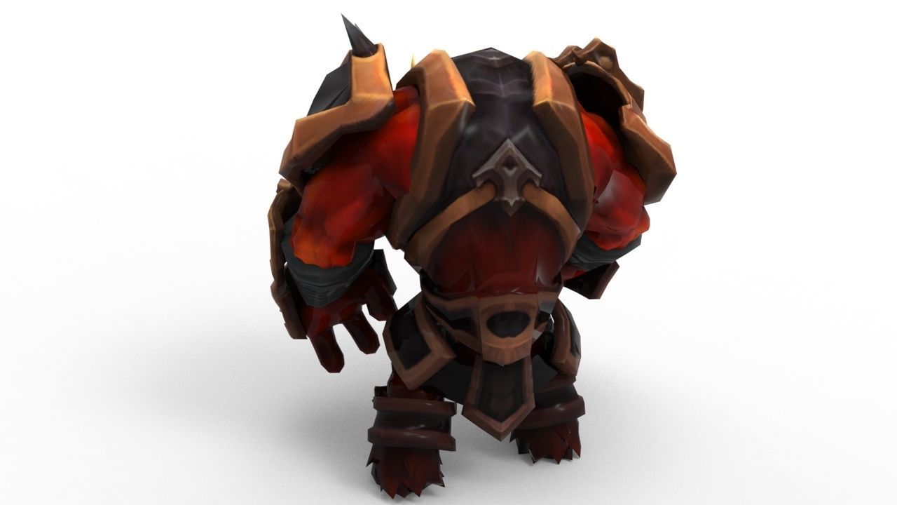 Alistar Infernal - League of Legends 3D print model_3