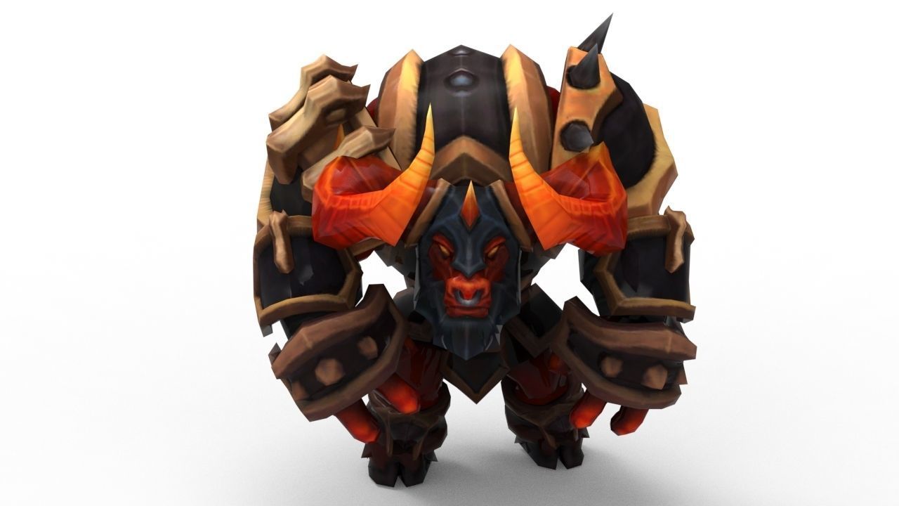 Alistar Infernal - League of Legends 3D print model_1