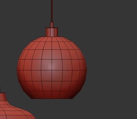 Kyoto Pendant Light 3D model_3