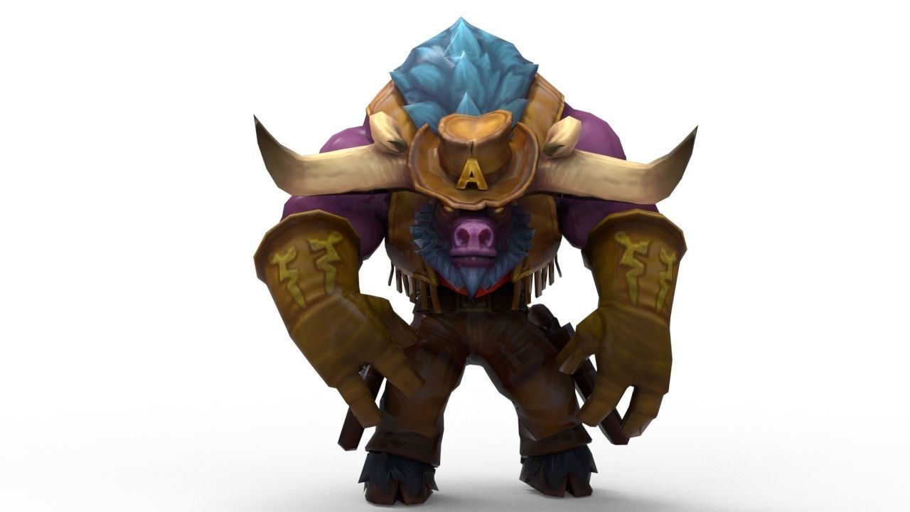 Alistar Longhorn - League of Legends 3D model 3D printable | CGTrader, image size:1280x720