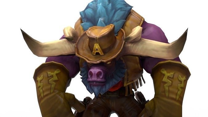 Alistar Longhorn - League of Legends 3D print model