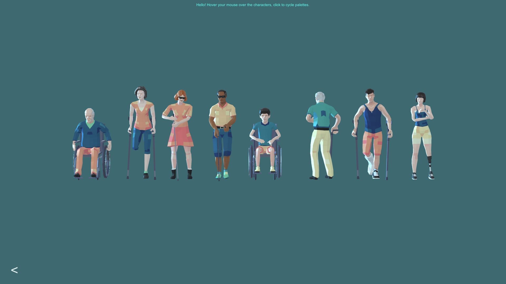 City People Mega-Pack Low-Poly Style Rigged Characters Low-poly 3D model_14