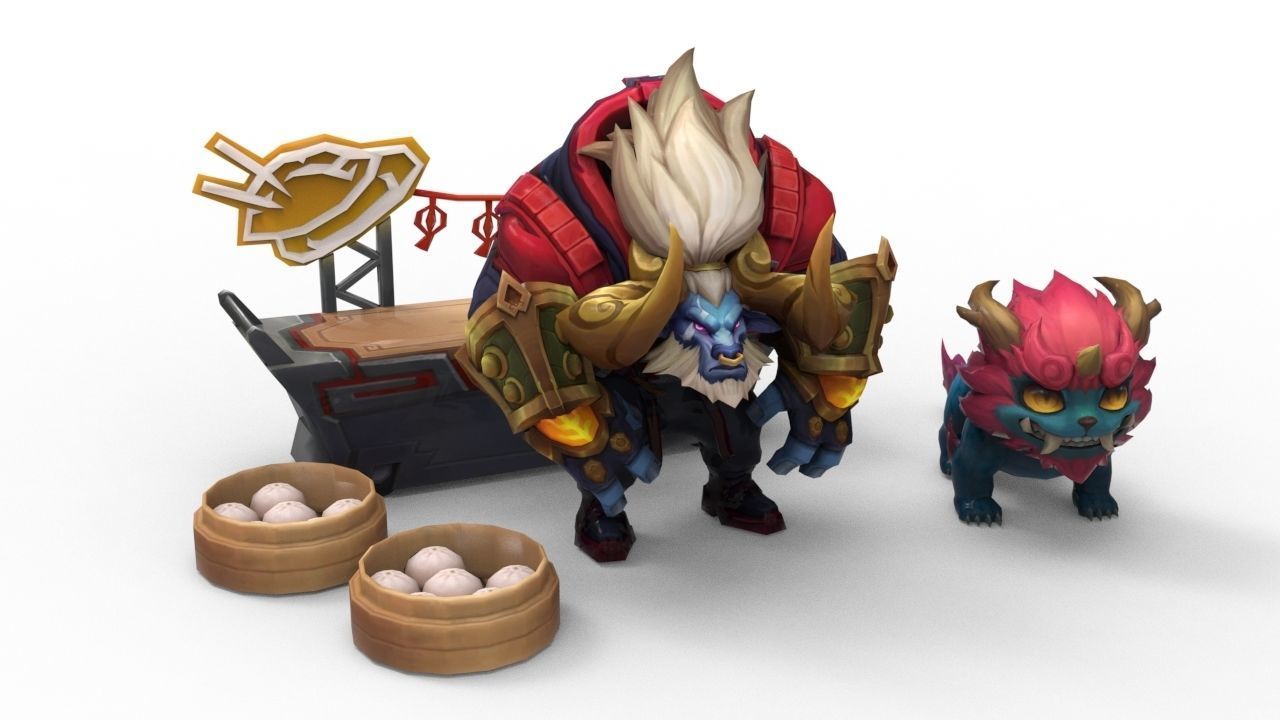 Alistar Lunar Beast - League of Legends 3D print model_7