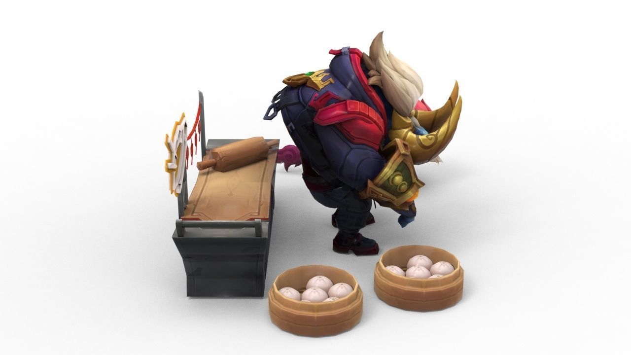 Alistar Lunar Beast - League of Legends 3D print model_4