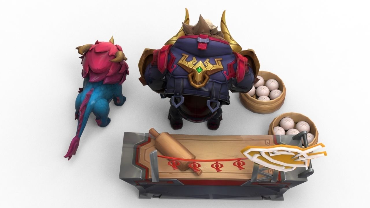 Alistar Lunar Beast - League of Legends 3D print model_6